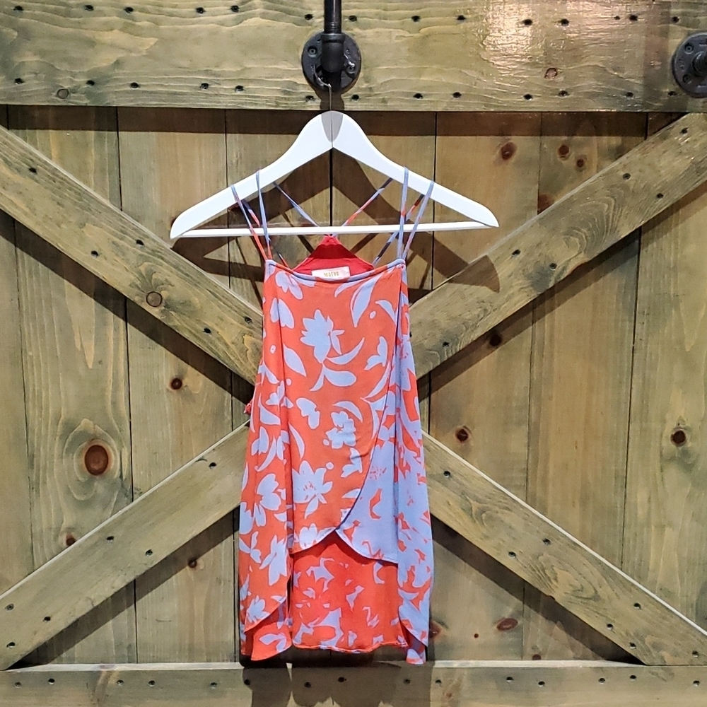 ANTHRO MAEVE FLORAL TOP W STRAPS SIZE SMALL